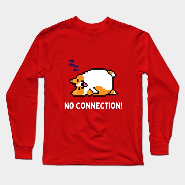No Connection Long Sleeve T-Shirt by Pawfect Designz